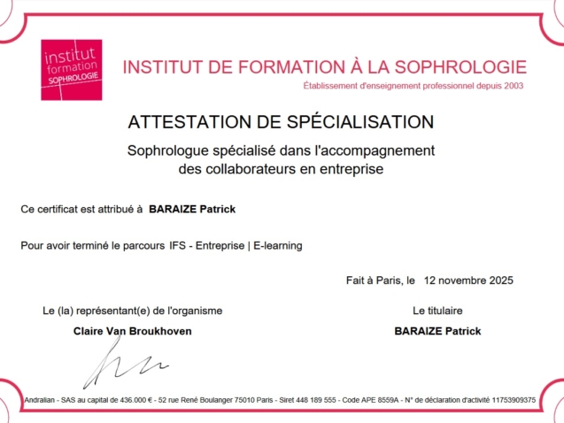 Spécialisation_Accompagnement des collaborateurs en ENTREPRISE